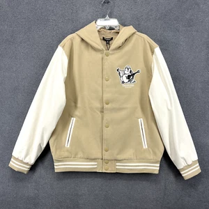 True Religion Jacket Men’s XL Buddha Logo Two Tone Varsity Letterman - Picture 1 of 18