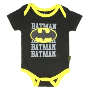 DC Comics ☆ Body/Creeper con logotipo de Batman para bebés niños ☆ 0-9 meses - Imagen 1 de 1