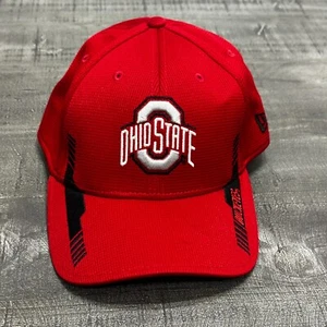 Gorra New Era Ohio State Buckeyes 39Thirty ajustada talla L/XL roja nueva con etiquetas - Imagen 1 de 7