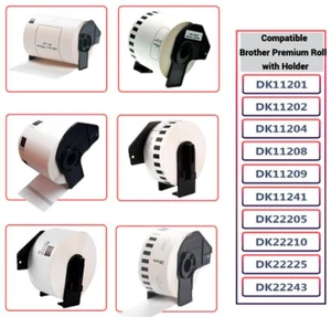 DK ROLL LABELS Fit For Brother Printers QL570 QL700 QL560 QL710W Address Labels - Picture 1 of 1