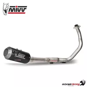 MIVV MK3 Scarico completo in fibra di carbonio racing per Yamaha R125 2019>2022 - Picture 1 of 11