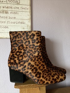 m&s leopard boots