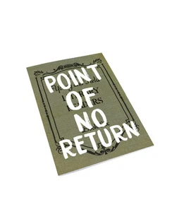 Point Of No Return as a Notebook! Michael J Fox 1980s back to the future III 3 - Picture 1 of 3