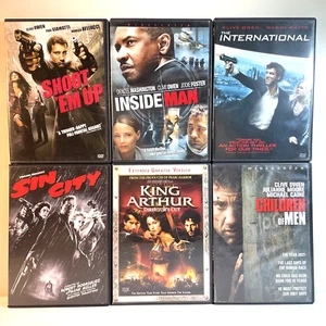 6 CLIVE OWENS MOVIES (DVD Lot) Action Adventure Crime Drama Sci-Fi Thriller - Picture 1 of 20