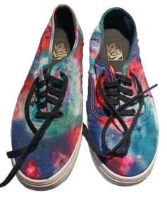 Vans Unisex Sneaker Damen 9 Herren 7,5 Mehrfarbig Batik Freizeit Schnürschuhe - Bild 1 von 15