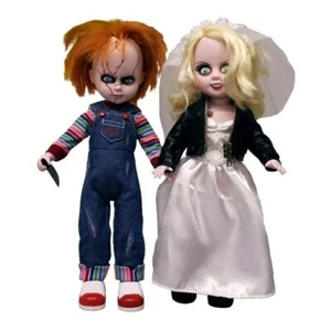 Living Dead Dolls Chucky & Tiffany 2 Action Figures Ldd 2014 Doll Killer - Picture 1 of 2