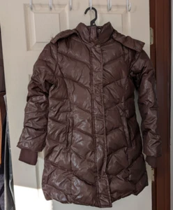 Girls Winter Coat - Down and Feather - Size 9-10 - Picture 1 of 11