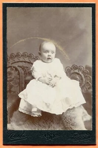 Burlington IA Portrait of a Baby by Nash, circa 1900s - Picture 1 of 2