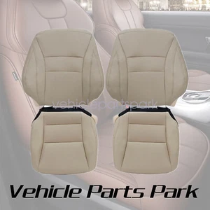 2013-2017 For Honda Accord 9th Gen Front Both Side Bottom & Top Seat Cover Tan - Bild 1 von 17
