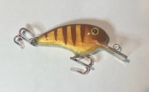 Danny Wade Wood Musky Lure DW 000-M Gold Perch Color - Picture 1 of 3