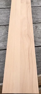 Leimholzplatte Buche gedämpft astfrei 26mm durchg. Lamelle massiv 100 cm x 16 cm - Bild 1 von 14