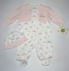 NWT, Baby girl clothes, Newborn, Little Me 2 piece bunny set