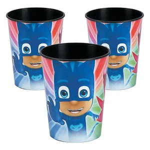 Disney’s PJ Masks Reusable Plastic Party Cups Bulk 12 Pc - Picture 1 of 1