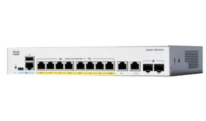 Cisco C1300-8FP-2G Catalyst 8 Gig PoE+ 2 Combo 2 SPF Ethernet Managed Switch - Picture 1 of 2