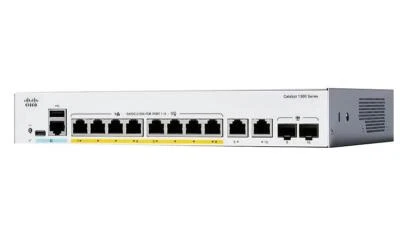 Cisco C1300-8FP-2G Catalyst 8 Gig PoE+ 2 Combo 2 SPF Ethernet Managed Switch - Image 1 of 2