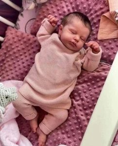 Muñecas bebé renacido silicona cuerpo completo 20 pulgadas impermeables bebé recién nacido realista - Imagen 1 de 12