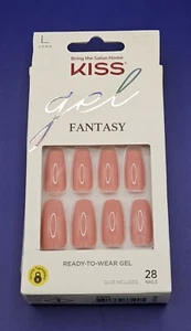 KISS GEL FANTASY, unghie lunghe pronte all'uso ROSA #86590 - Foto 1 di 4