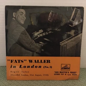Fats Waller - "Fats" Waller In London (No. 1) - 7" EP Vinyl Record - - Picture 1 of 4