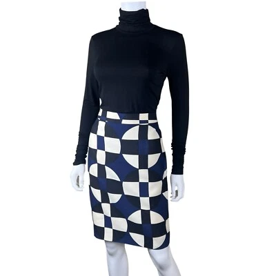 J. Crew No. 2 Falda Lápiz Lana y Seda Mujer Talla 0 NUEVA Foto 1 de 4