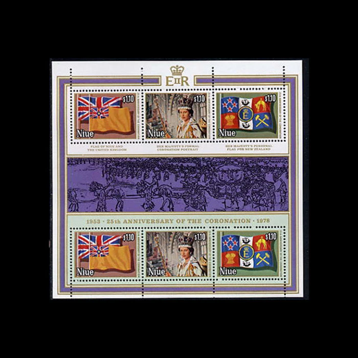 Niue, Sc #221, MNH, 1978, S/S, Royalty, Silver Jubilee - Image 1 of 1