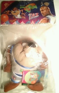8" Space Jam Taz Plush McDonalds NIB 1996 Warner Brothers Michael Jordan - Picture 1 of 4