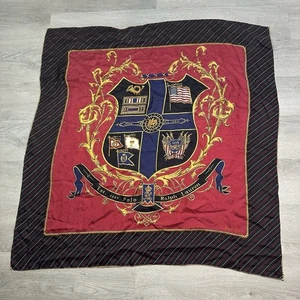 Vintage Polo Ralph Lauren Seidentuch 34x35 USA Flaggen LXVII - Bild 1 von 7