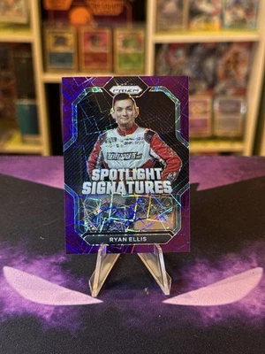 2023 Panini Prizm Ryan Ellis Spotlight Signatures Purple Velocity /99 Auto - Image 1 of 2