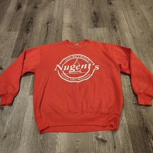 Sudadera De Colección Russell Athletic Nugent's Delavan Lake Wisconsin XL Roja EE. UU. - Imagen 1 de 11