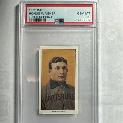 1995 Imt Honus Wagner T206 переиздание - Honus Wagner - Изображение 1 из 2