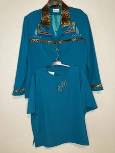 Vintage 80er 90er Damen XL Bluse & Button Down Langarm Karriere bunt " - Bild 1 von 15