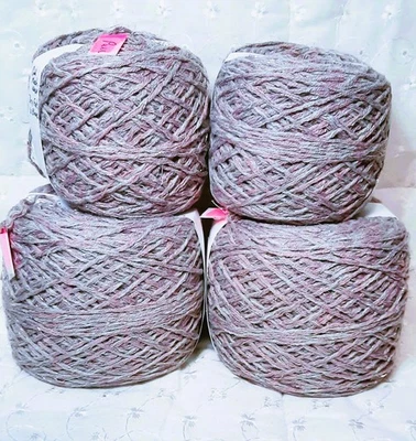 Lote de hilo recuperado, rosa lavanda a gris, LT3 WT?, 967 yardas, mezcla de algodón Foto 1 de 3