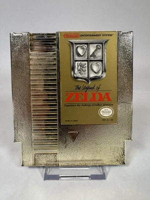 The Legend of Zelda: Golden Cartridge Nintendo Nes Cleaned Tested And Working  - Image 1 of 4