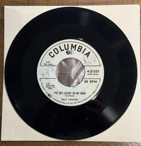 Billy Walker ~ On My Mind / I'll Never Stand In Your Way ~ Columbia Promo ~ VG - Picture 1 of 2