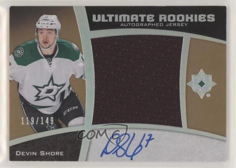 2015 Ultimate Collection Spectrum Silver Jersey /149 Devin Shore Rookie Auto RC - Image 1 of 2