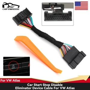 Car Start Stope Engine System Control Cable Disable Eliminator Plug For VW Atlas - Picture 1 of 11