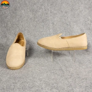 Charix Safari Loafer Shoes Tan Nubuck Leather Slip-On Women's Size US 6 EU 36 - Picture 1 of 10