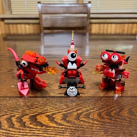 LEGO Mixels Infernites Series 4 Meltus 41530 Flamzer 41531 Burnard 41532