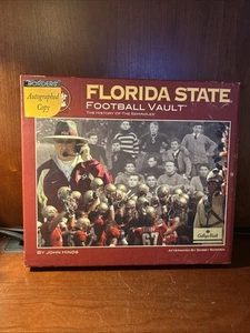 Florida State University Football Vault by John Hinds 2008 Hardback Autographed - Imagen 1 de 24