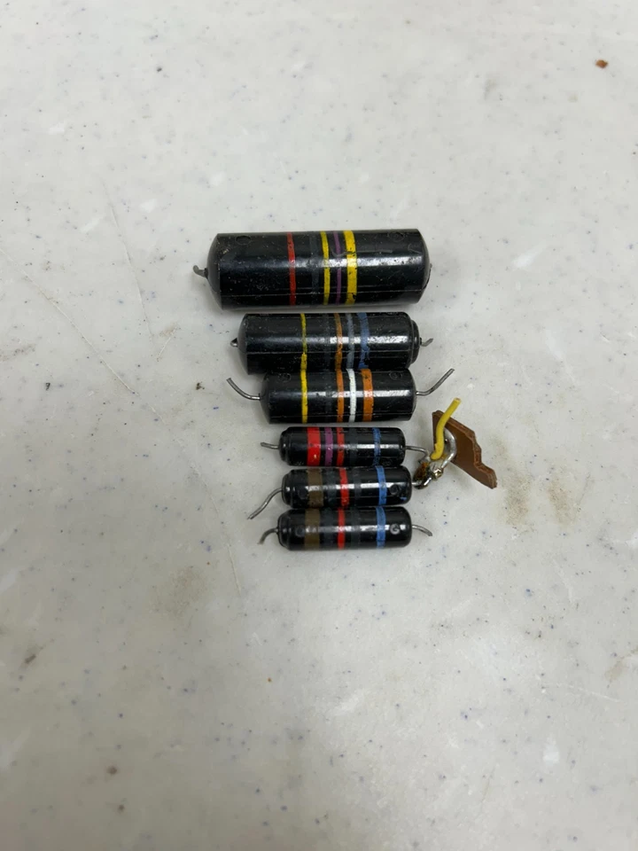 Lote de (6) Condensadores Sprague Bumble Bee Diferentes Valores PIO ¡HAZ OFERTA! Foto 1 de 1