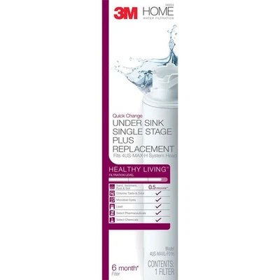 FILTRO DE AGUA MARCA 3M 4US-MAXL-F01H 580004 para sistema Plus Foto 1 de 2
