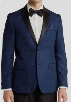 Chaqueta Abrigo Deportivo de Noche Vince Camuto Para Hombre Azul Ajustado Talla 38S Foto 1 de 3