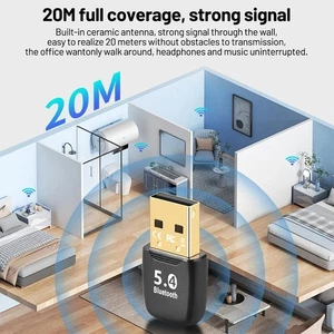 U-speed USB Bluetooth 5.4 Dongle Adapter for PC Speaker Wireless Mouse Keyboard - Afbeelding 1 van 13