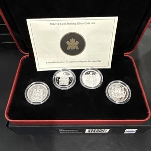2004 50-Cent Sterling Silver Coin Set  B2004 - Bild 1 von 3