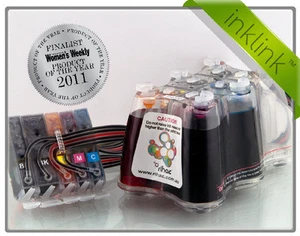 RIHAC CISS CHIPPED for Canon IP4300 IP4500 IP5300 CLI-8 PGI-5 Ink Cartridges - Picture 1 of 2