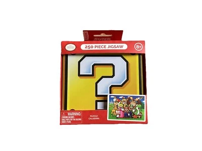 Super Mario 250 Piece Jigsaw Puzzle Nintendo Official  Package New - Image 1 of 2