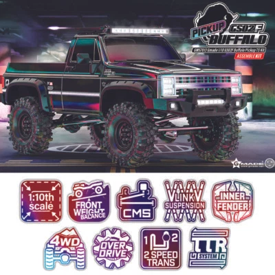 NEW Gmade - 1/10 GS02F BUFFALO 4WD Pickup TS KIT - Image 1 of 4