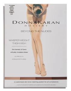 Donna Karan Hosiery Womens Whisper Weight Thigh Highs Style-DKS003 - Picture 1 of 1