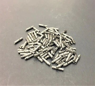 (100x) Mini Tubular Terminals - PC Board - Keystone Electronics - NOS