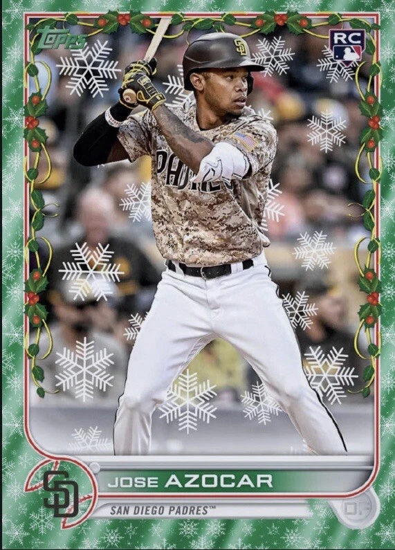 [DIGITAL] Topps Bunt - Jose Azocar - Holiday Box 22 S1 - Green Base - Image 1 of 1