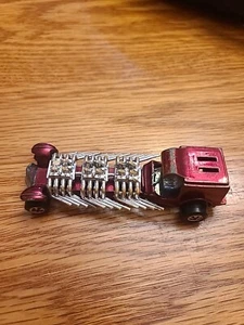 Johnny Lightning Topper Redline FLAME OUT Red US. - Picture 1 of 4
